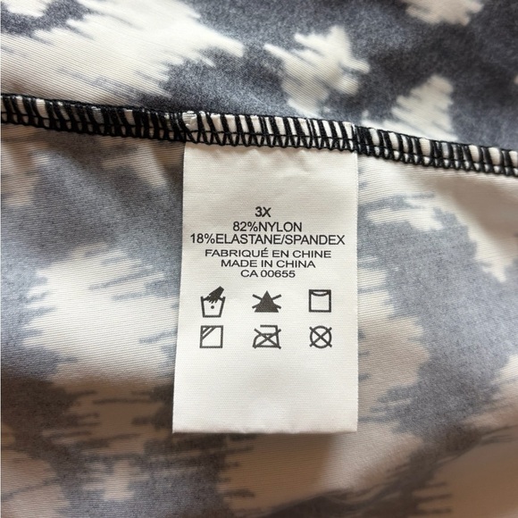 Penningtons, Plus Size Black and White Tankini, 3X 🌴 - Picture 4 of 9